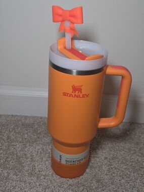 Stanley Orange Quencher Travel Mug
